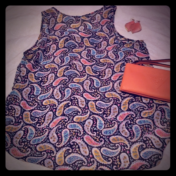 one clothing Tops - Paisley Sleeveless Blouse